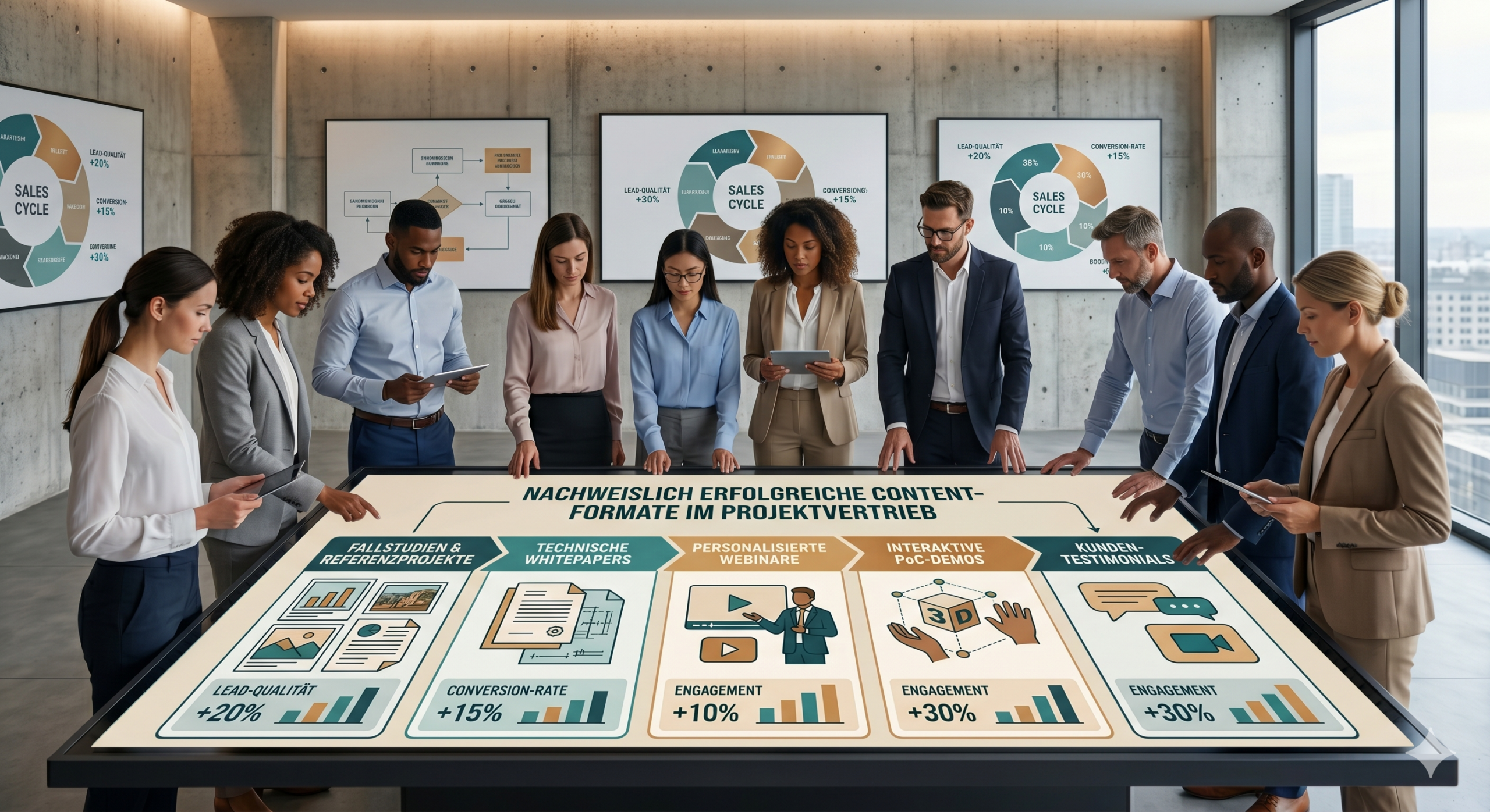 Marketing Vertrieb Content Projekte Erfolg