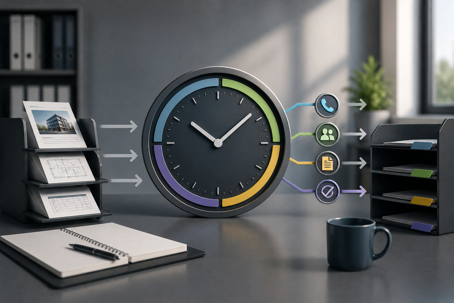 Innendienst Vertrieb Timing Projekt